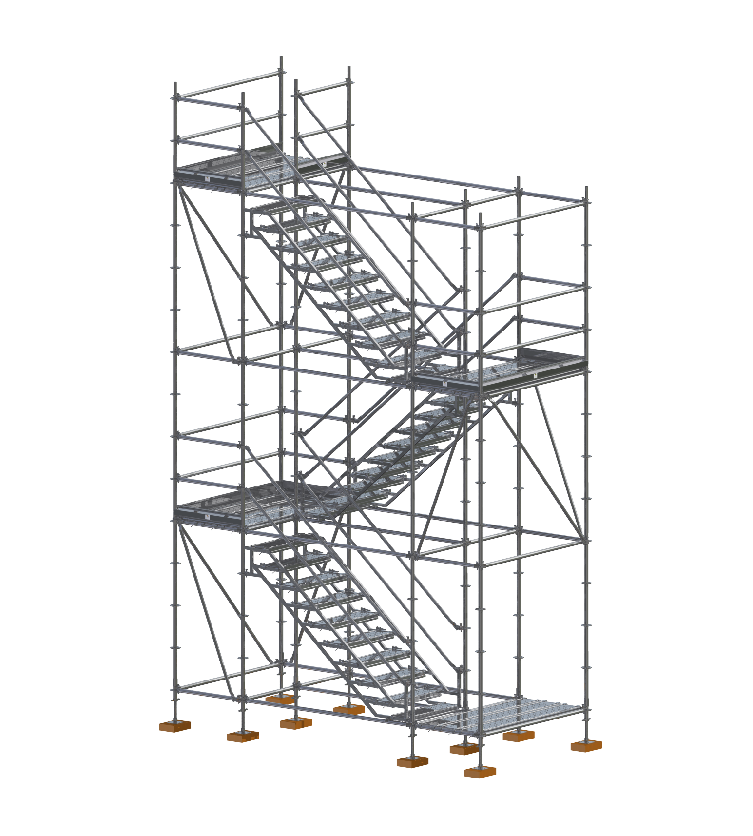 Escalier de chantier